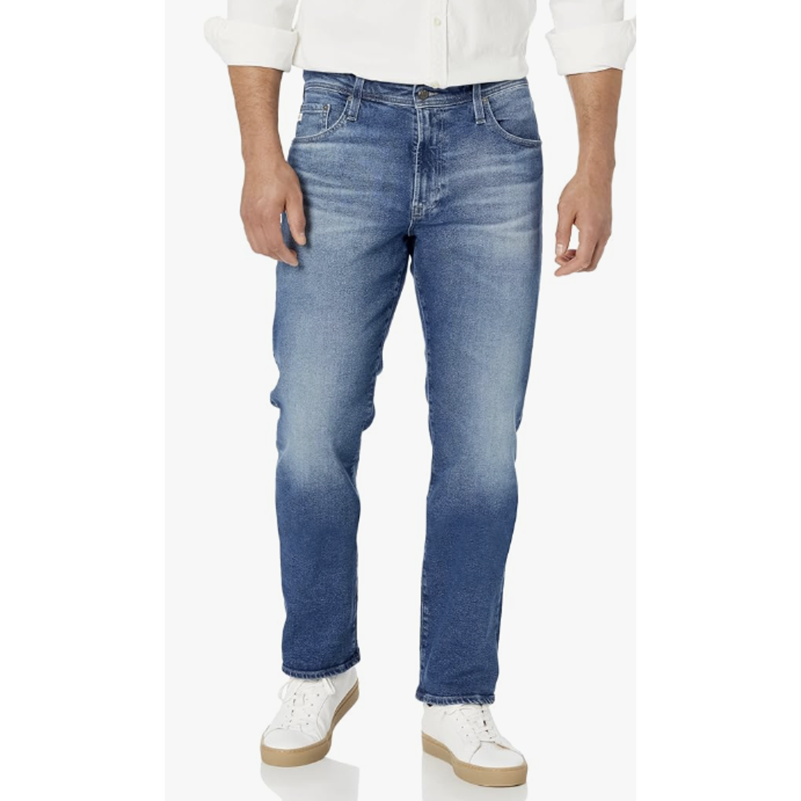 Adriano Goldschmied Men's 33w 34l Everett Slim Fit Straight Jeans Os36-23
